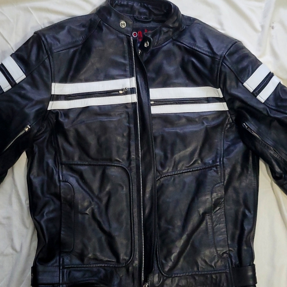 *New Motorcycle Buffalo Nappa jacket